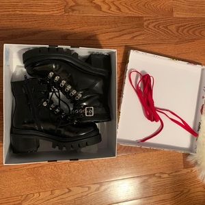 Free people Jeffery Campbell military boots